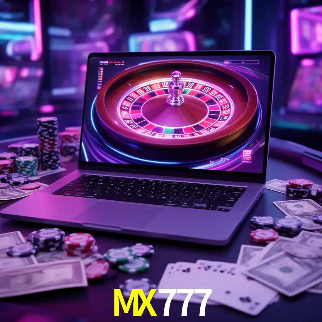 Centro móvil MX777 con casino, cajero, bonos, app y acceso de cuenta para México